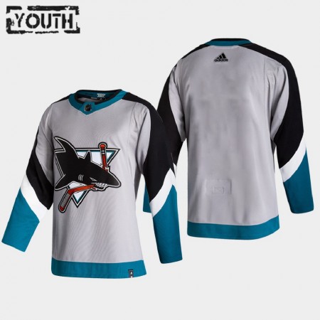 Dětské Hokejový Dres San Jose Sharks Dresy Blank 2020-21 Reverse Retro Authentic